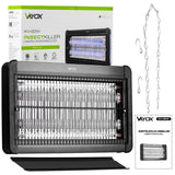 Lámpara matainsectos para mosquitos, moscas y polillas, trampa eléctrica, UV, 20 W, Vayox