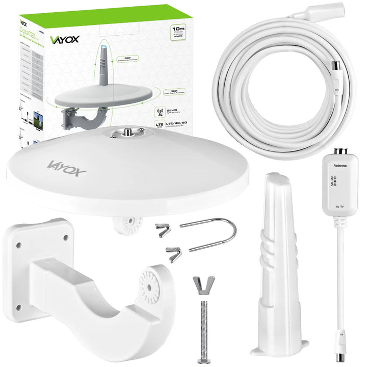 Antena omnidireccional DVB-T/T2 Digital720 Combo blanca VA0066 Vayox