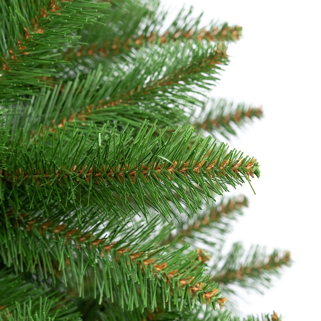 Árbol de Navidad de abeto con soporte Premium de 200 cm, frondoso y realista, Damich