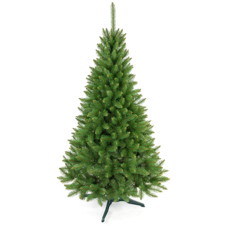 Árbol de Navidad de abeto con soporte Premium de 200 cm, frondoso y realista, Damich