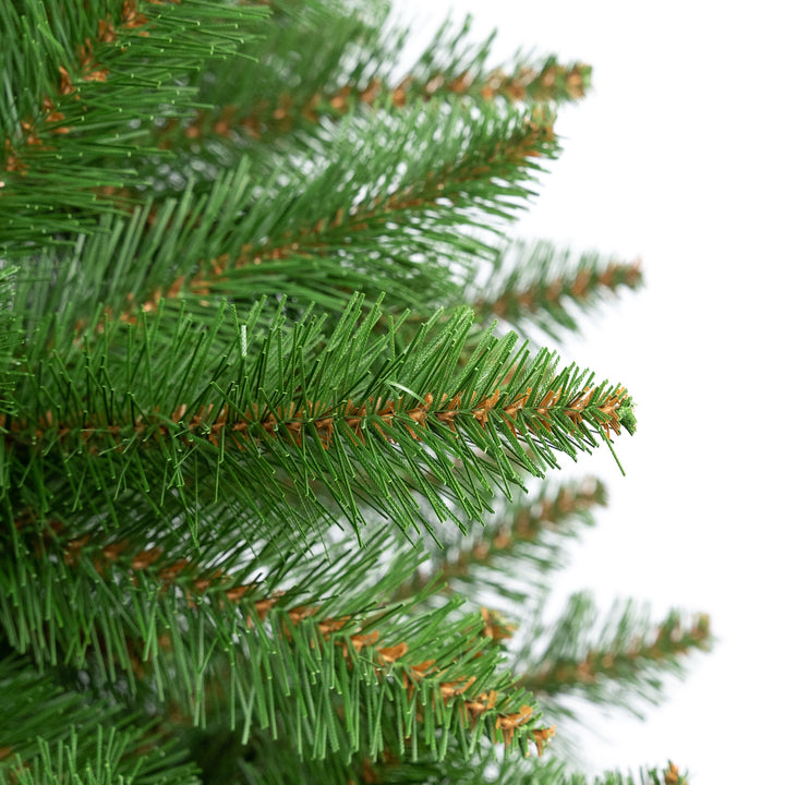 Árbol de Navidad de abeto con tronco Premium de 160 cm, frondoso y realista, Damich