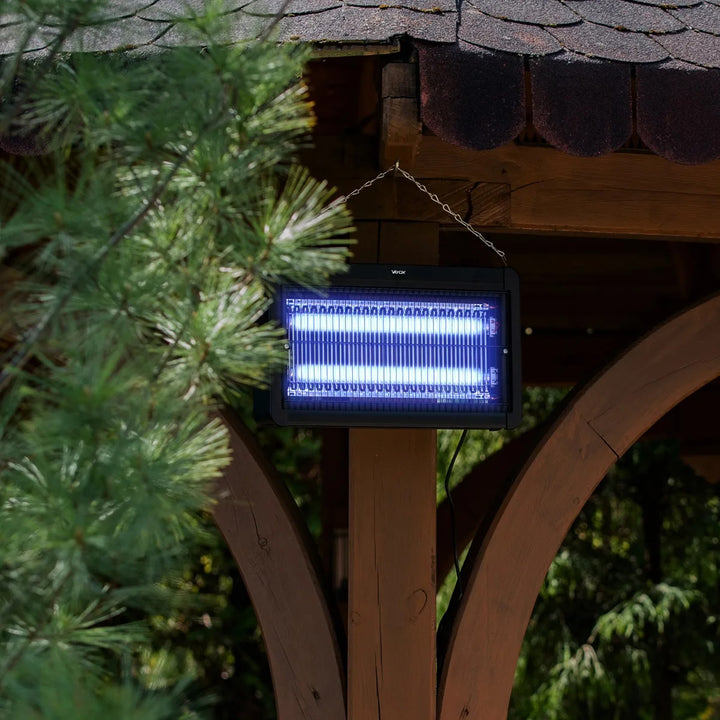 Lámpara electrónica para matar mosquitos, moscas y polillas, trampa eléctrica, UV, 20 W, Vayox, 2 unidades