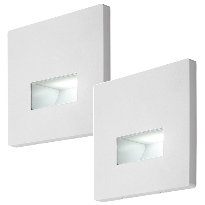 Lámpara Lunca LED de 1 W, IP20, blanca, color de luz regulable: 3000, 4500 y 6500 K, 77196, 2 unidades