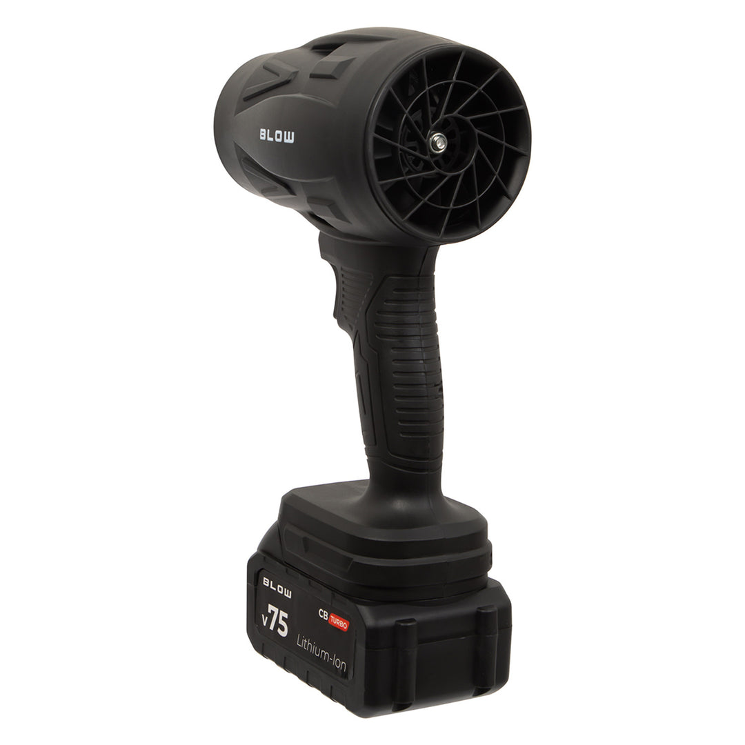 Soplador a batería BLOW 21 V CB TURBO, 130 000 revoluciones, 2,4 Ah, maletín