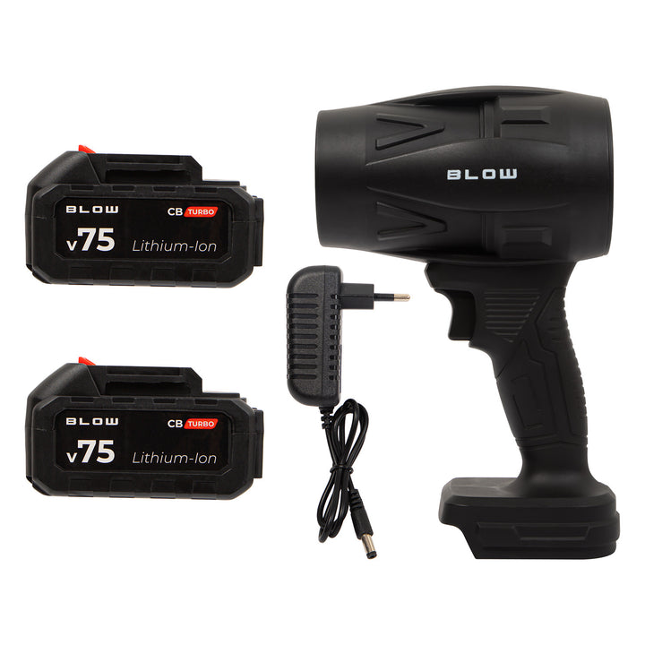 Soplador a batería BLOW 21 V CB TURBO, 130 000 revoluciones, 2,4 Ah, maletín