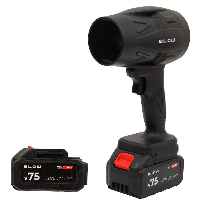Soplador a batería BLOW 21 V CB TURBO, 130 000 revoluciones, 2,4 Ah, maletín