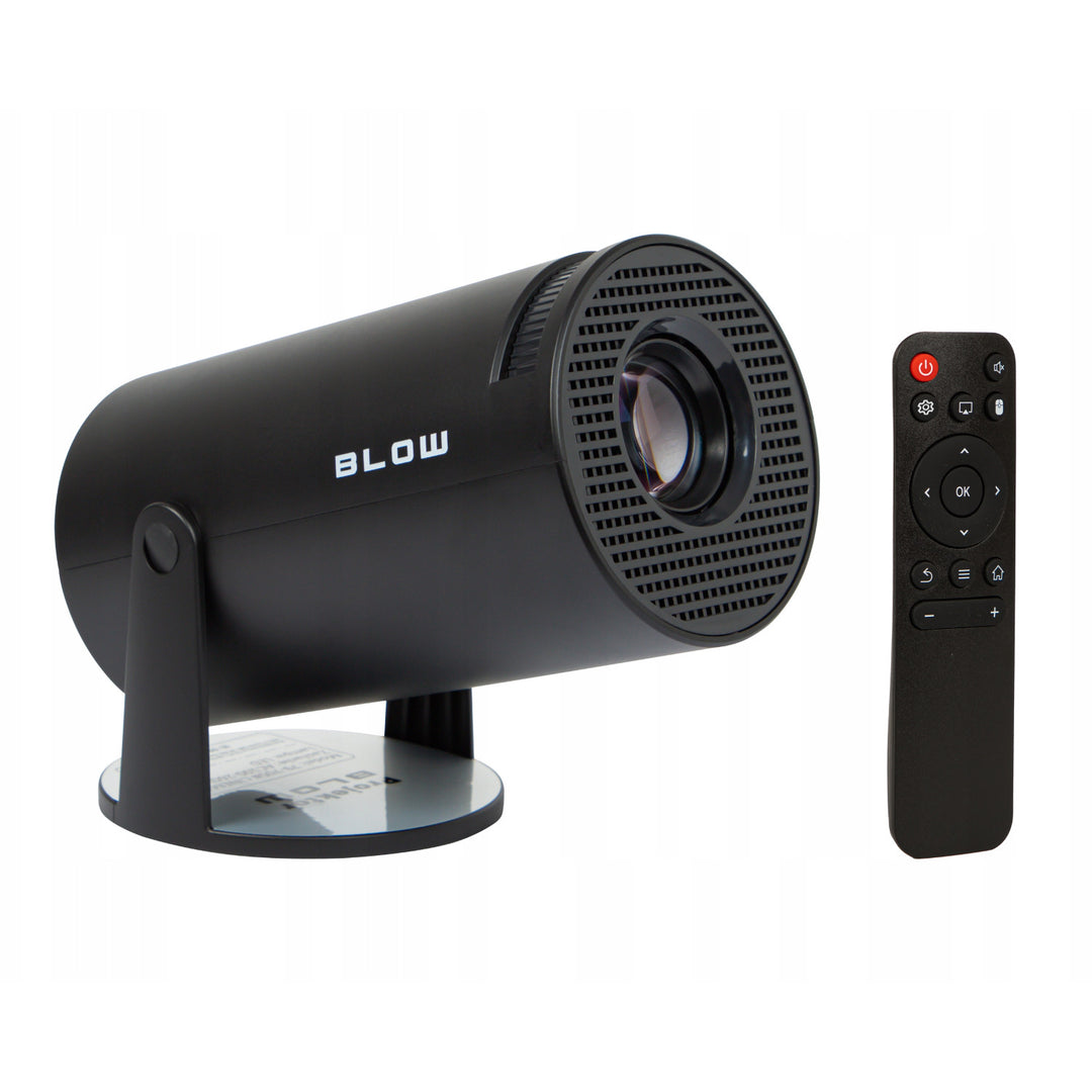 Proyector portátil Blow, Android TV, altavoz integrado de 3 W, resolución de 720p y decodificación de hasta 4K, imagen nítida y viva, 79-705#