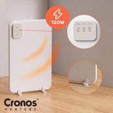 Panel calefactor por infrarrojos para debajo del escritorio Cronos, potencia de 120 W, temporizador, 3 niveles de funcionamiento, DCH-150