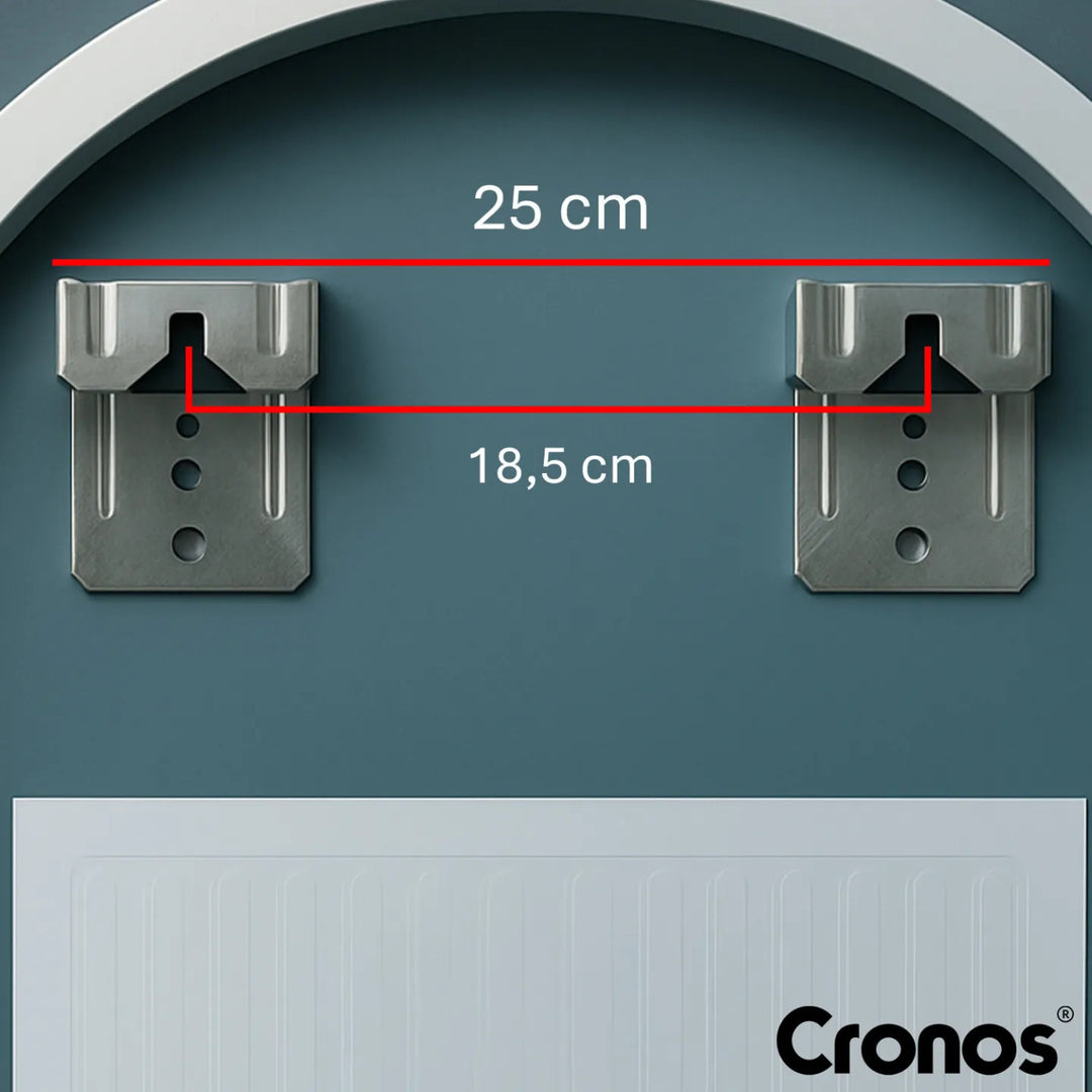 Espejo calefactado Cronos, ovalado, 50 x 80 cm, LED en tres colores, protección IP44, sistema antivaho