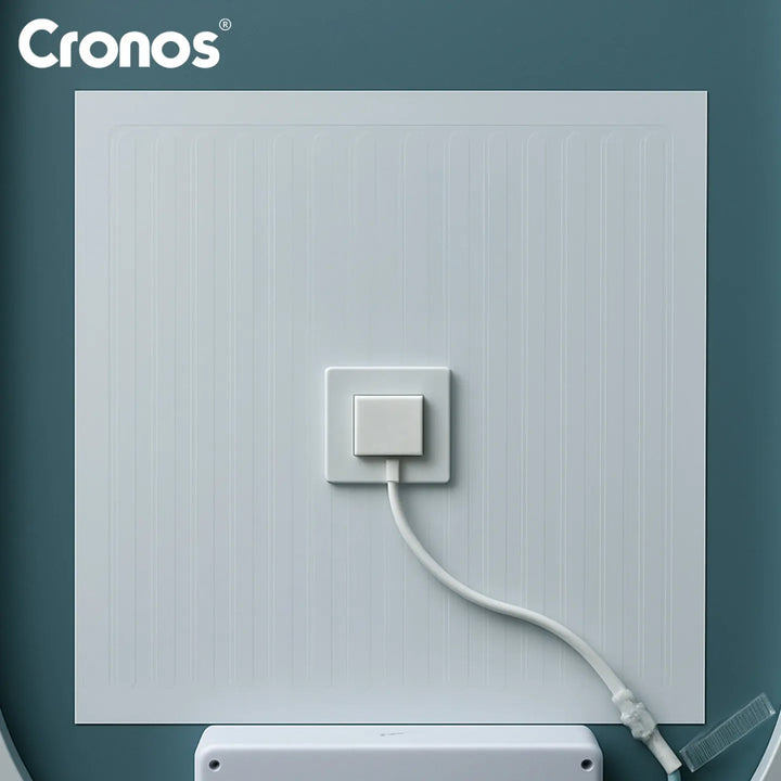 Espejo calefactado Cronos, ovalado, 50 x 80 cm, LED en tres colores, protección IP44, sistema antivaho