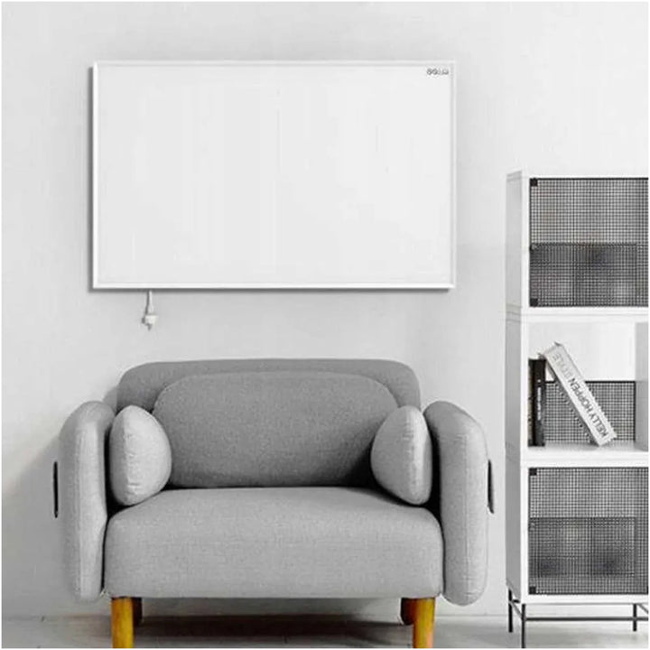 Panel calefactor por infrarrojos Cronos Graphene, potencia de 300 W, color blanco, calienta estancias de hasta 8 m², mando a distancia, PRO CGP-300TWP