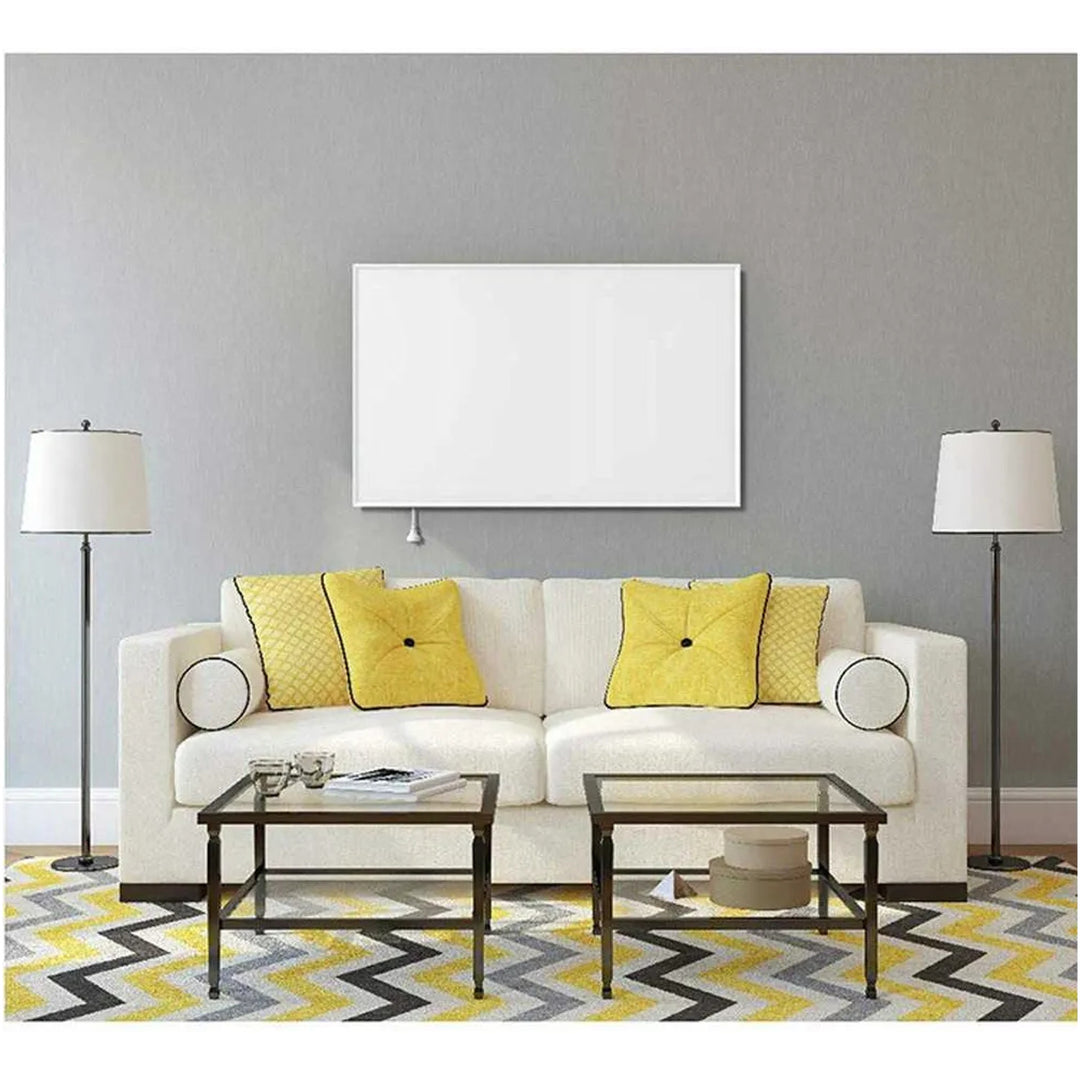 Panel calefactor por infrarrojos Cronos Graphene, potencia de 300 W, color blanco, calienta estancias de hasta 8 m², mando a distancia, PRO CGP-300TWP