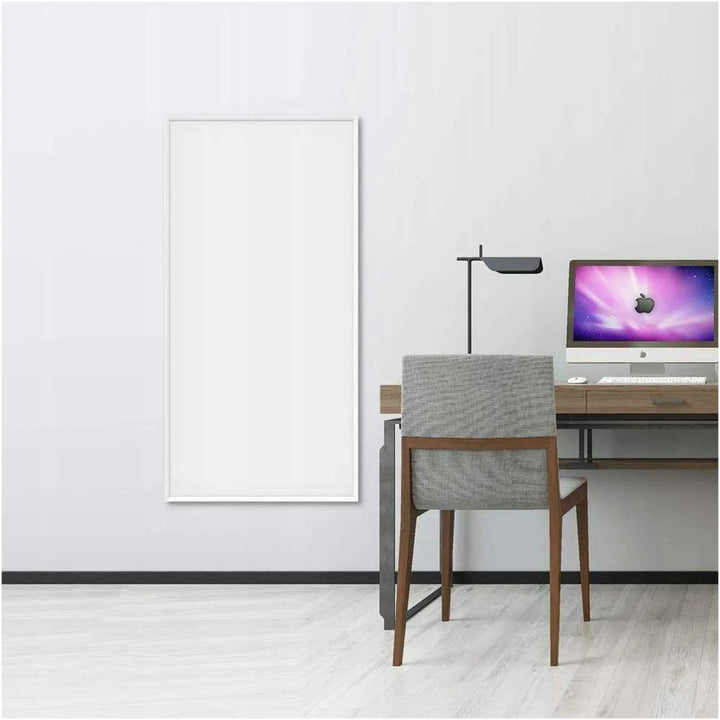 Panel calefactor por infrarrojos Cronos Graphene, potencia de 300 W, color blanco, calienta estancias de hasta 8 m², mando a distancia, PRO CGP-300TWP