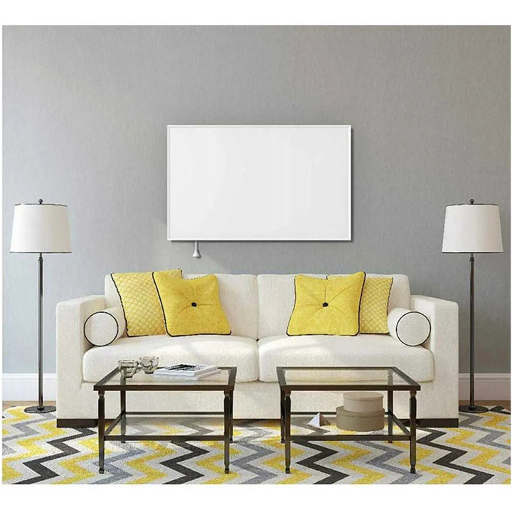 Panel calefactor por infrarrojos Cronos Graphene, potencia de 580 W, color blanco, calienta estancias de hasta 16 m², mando a distancia, PRO CGP-580TWP