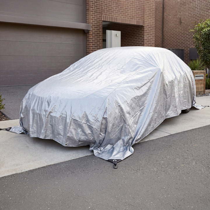 Lona plateada de 120 g, 4 x 6 m, VA0476, impermeable, Vayox
