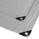 Lona plateada de 120 g, 4 x 6 m, VA0476, impermeable, Vayox