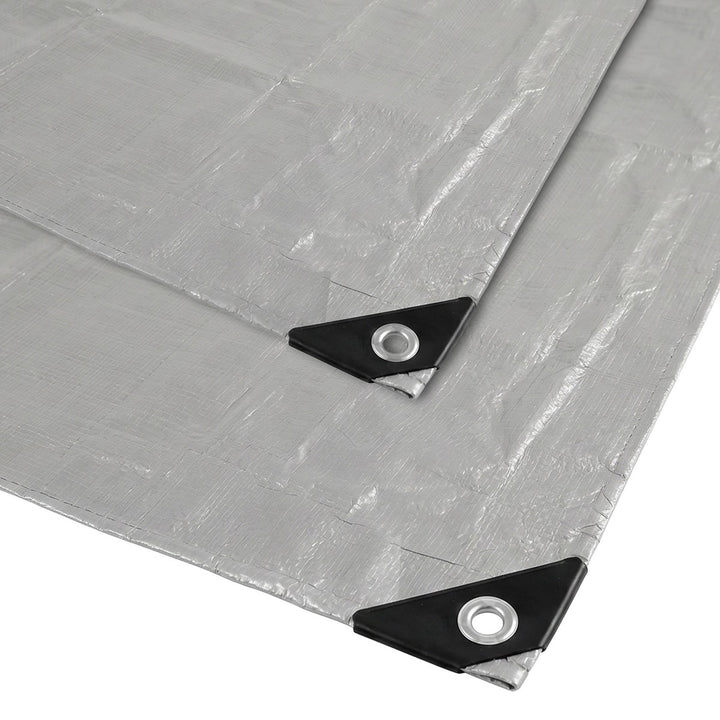 Lona plateada de 120 g, 4 x 6 m, VA0476, impermeable, Vayox