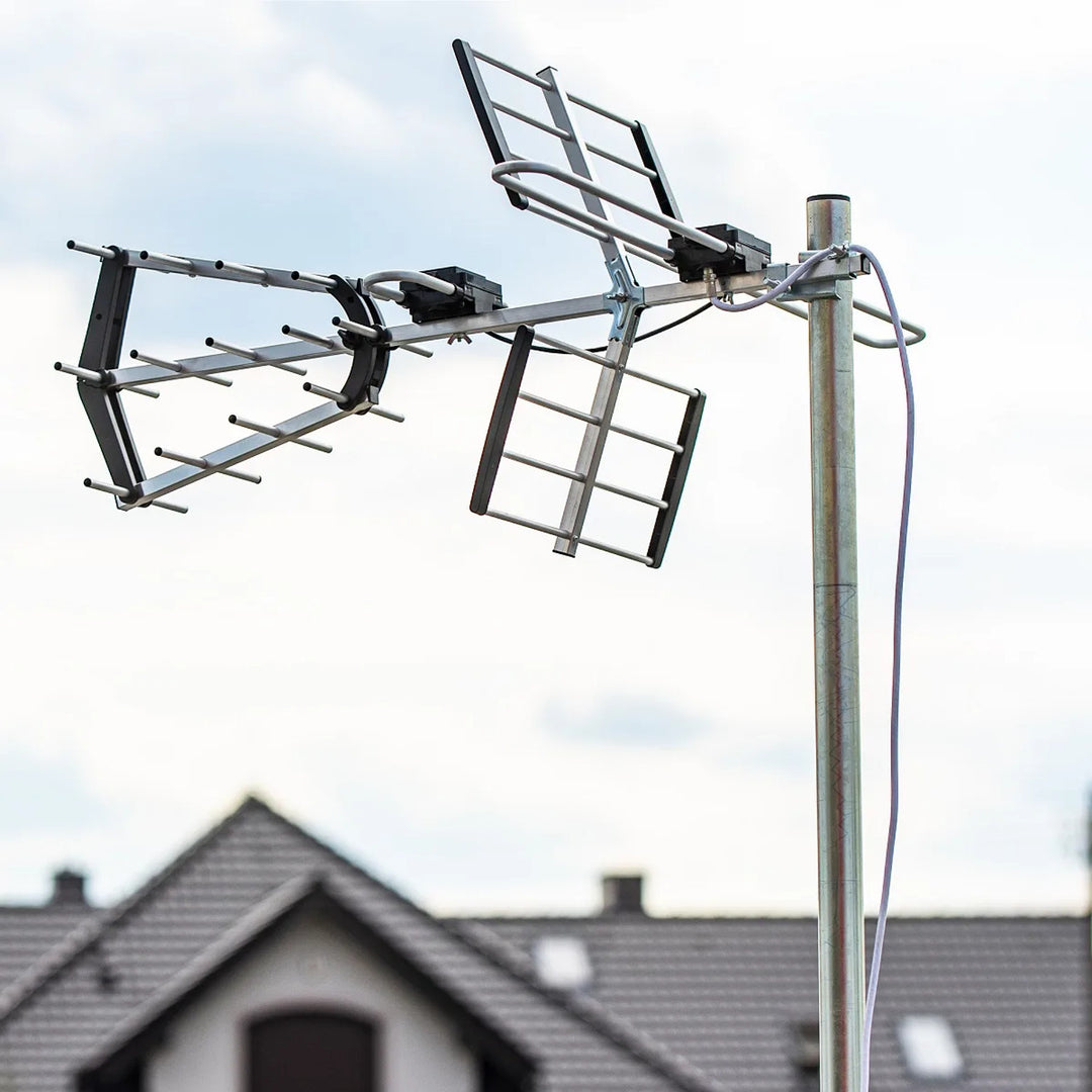 Antena direccional DVB-T/T2 VA900 COMBO con filtro LTE, de aluminio, Vayox