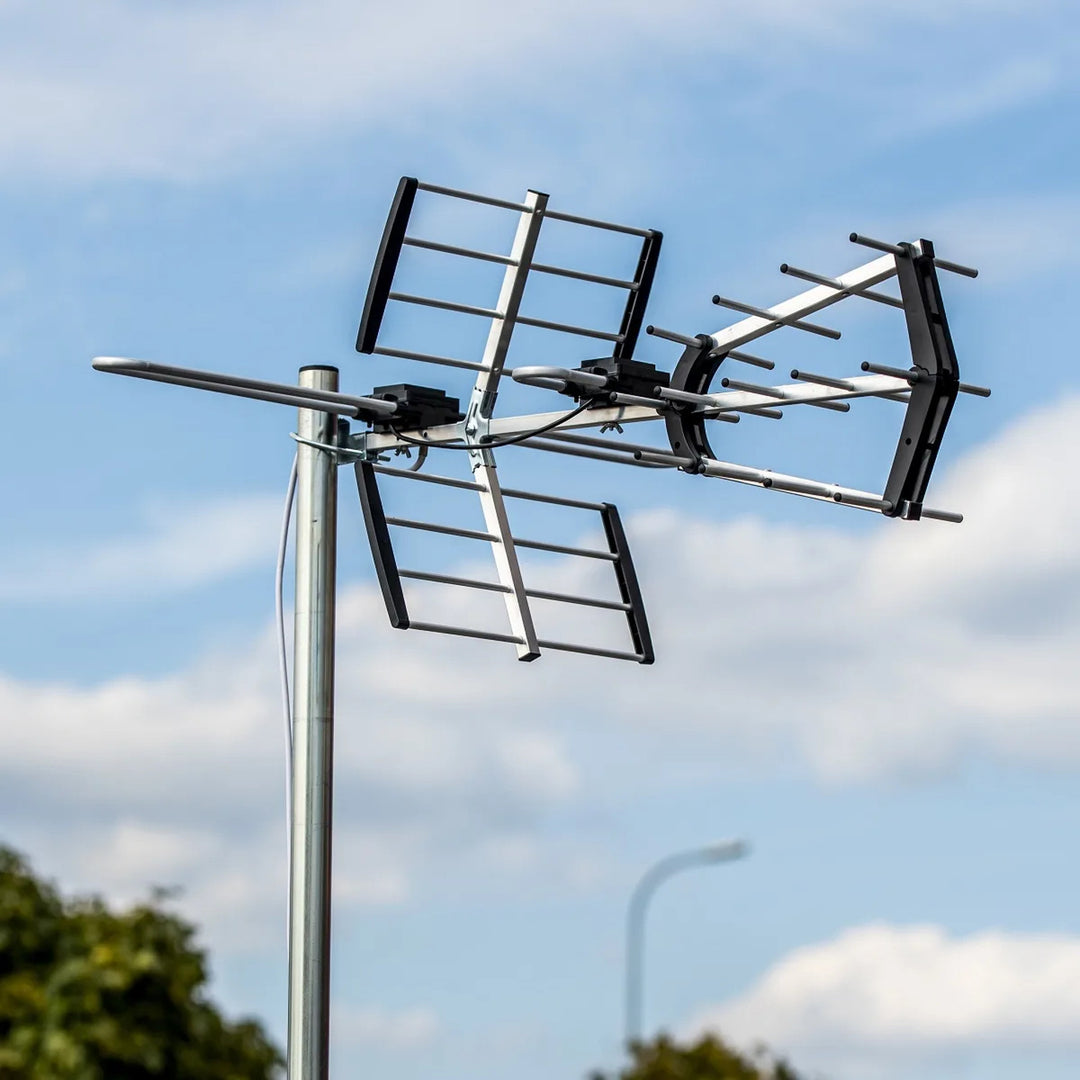 Antena direccional DVB-T/T2 VA900 COMBO con filtro LTE, de aluminio, Vayox