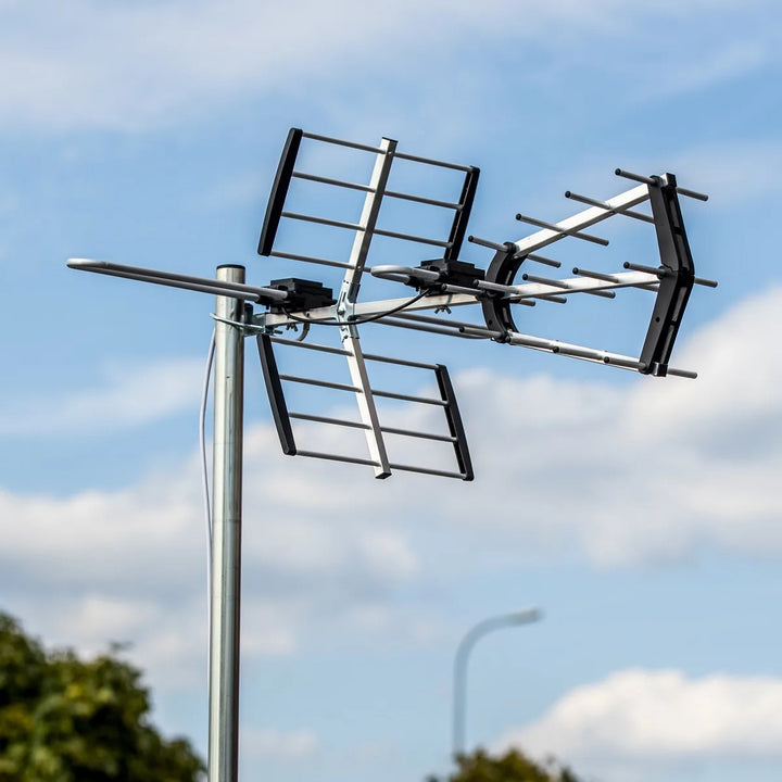 Antena direccional DVB-T/T2 VA900 COMBO con filtro LTE, de aluminio, Vayox