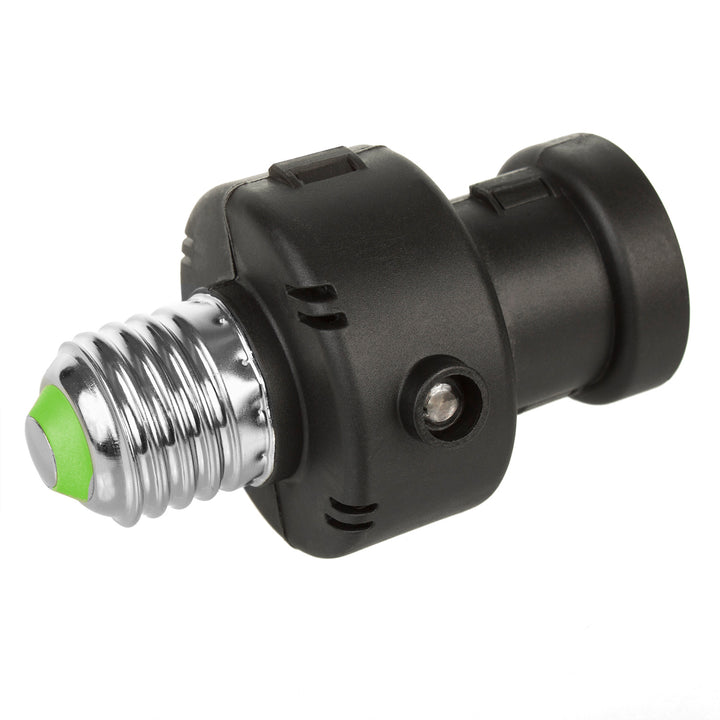 Portabombilla E27 Maclean, 100 W, con sensor crepuscular y temporizador, MCE21B, 4 unidades