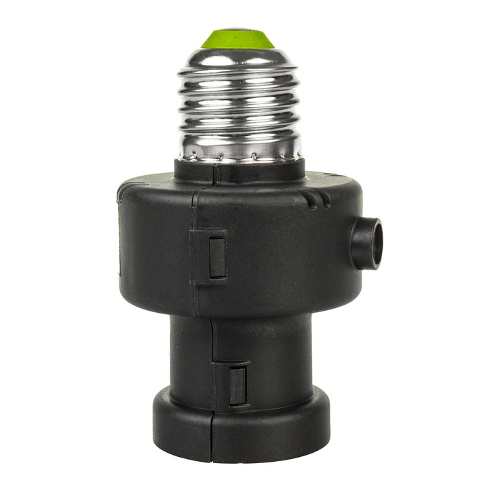 Portabombilla E27 Maclean, 100 W, con sensor crepuscular y temporizador, MCE21B, 4 unidades