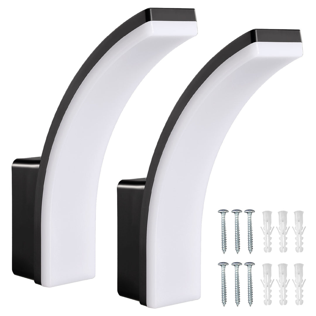 Lámpara LED Maclean, color negro, 20 W, IP65, 2750 lm, luz blanca neutra (4000 K) MCE511 B, 2 unidades