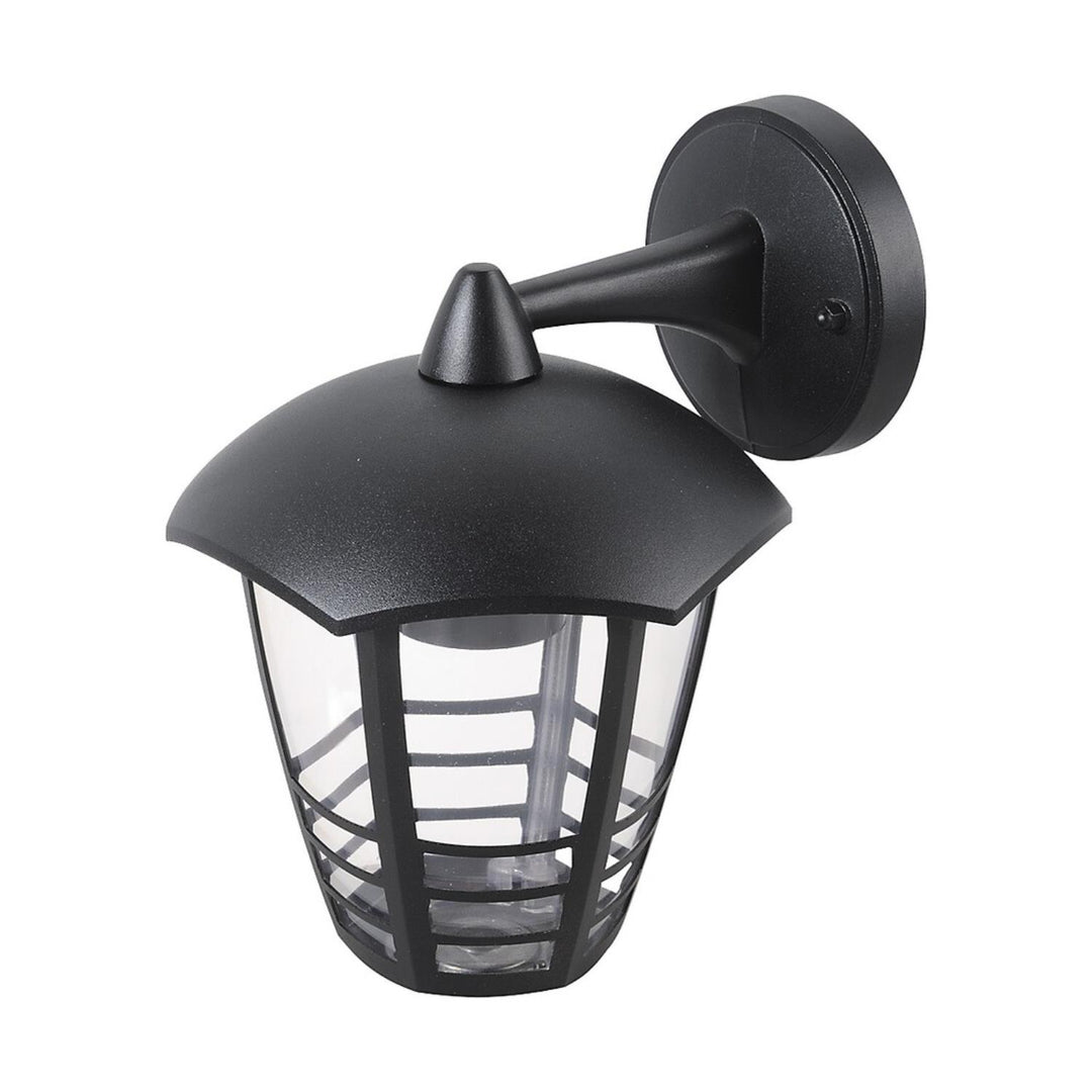 Aplique Rabalux, para exterior, IP44, E27, máx. 60 W, negro, Marseille, 4 unidades