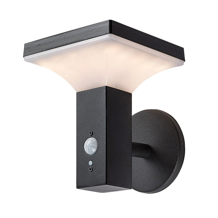Lámpara Rabalux, de pared, para exterior, solar, IP44, LED de 4 W, Geleen, 2 unidades