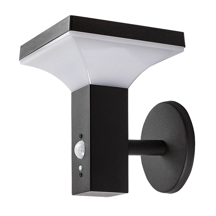 Lámpara Rabalux, de pared, para exteriores, solar, IP44, LED de 4 W, Geleen, 4 unidades