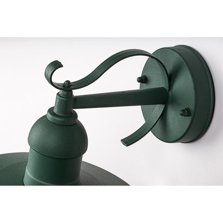 Aplique Rabalux, para exterior, IP44, E27, máx. 60 W, verde, Oslo, 4 unidades