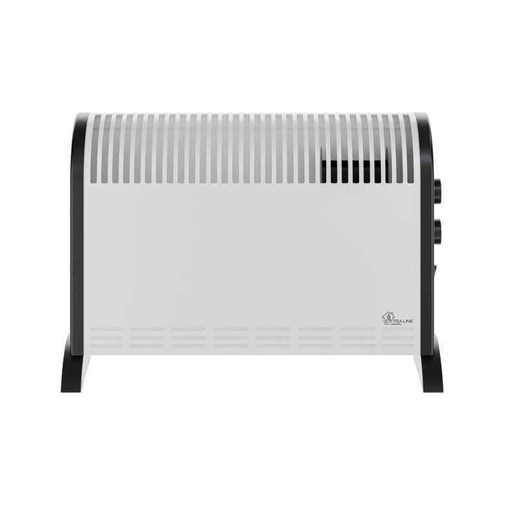 Convector eléctrico Extralink, potencia de 2000 W, ventilador integrado para la distribución del calor, regulación en 3 niveles, modo turbo, LCV-06