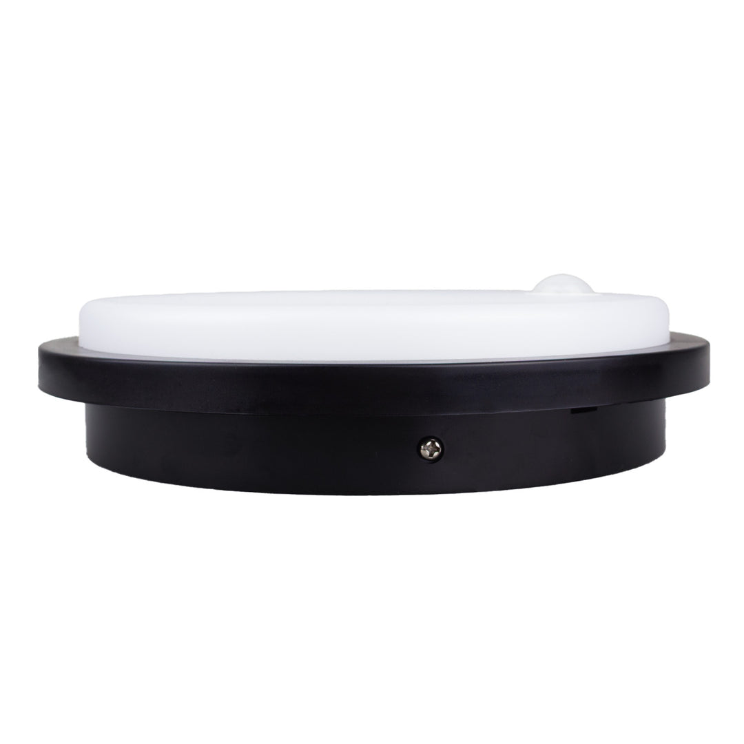 Lámpara LED con sensor de movimiento Maclean, sensor PIR, color negro, 10 W, IP65, 1000 lm, luz neutra, MCE525 B, 2 unidades
