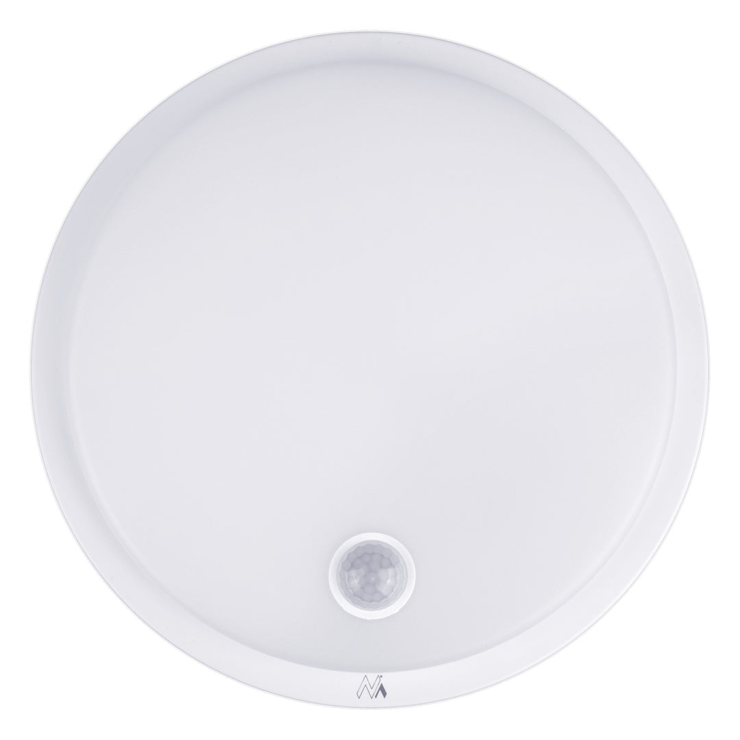 Lámpara LED con sensor de movimiento Maclean, sensor PIR, color blanco, 10 W, IP65, 1000 lm, luz neutra, MCE525 W, 2 unidades