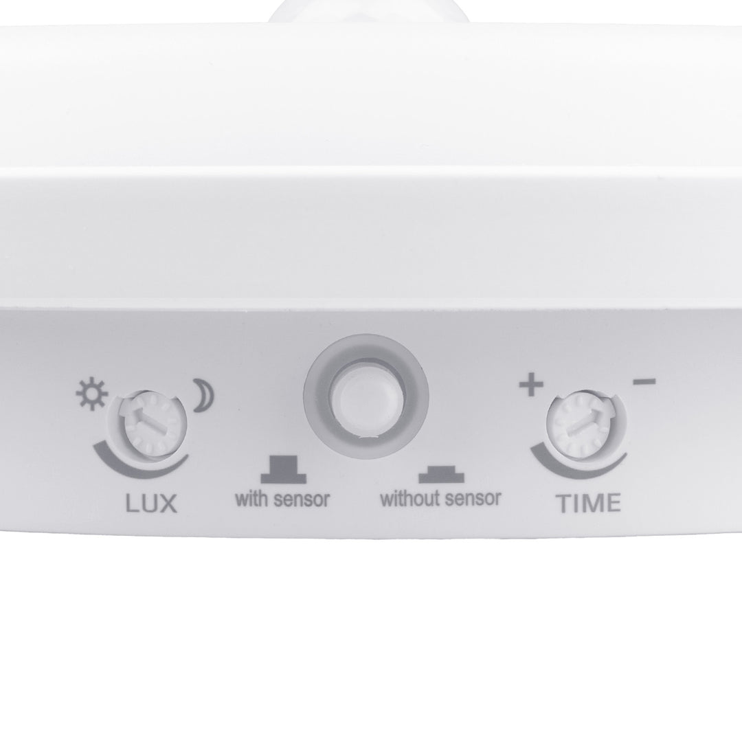 Lámpara LED con sensor de movimiento Maclean, sensor PIR, color blanco, 10 W, IP65, 1000 lm, luz neutra, MCE525 W, 2 unidades