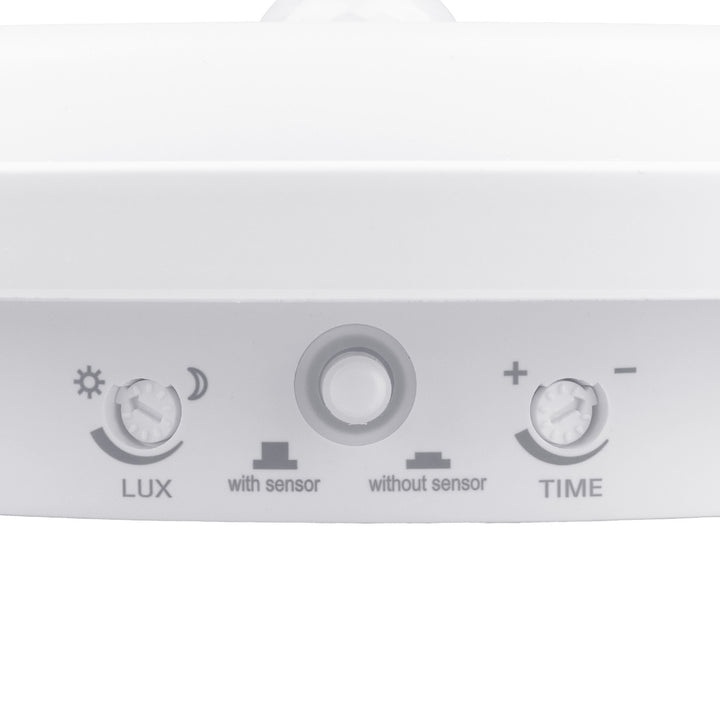 Lámpara LED con sensor de movimiento Maclean, sensor PIR, color blanco, 10 W, IP65, 1000 lm, luz neutra, MCE525 W, 2 unidades
