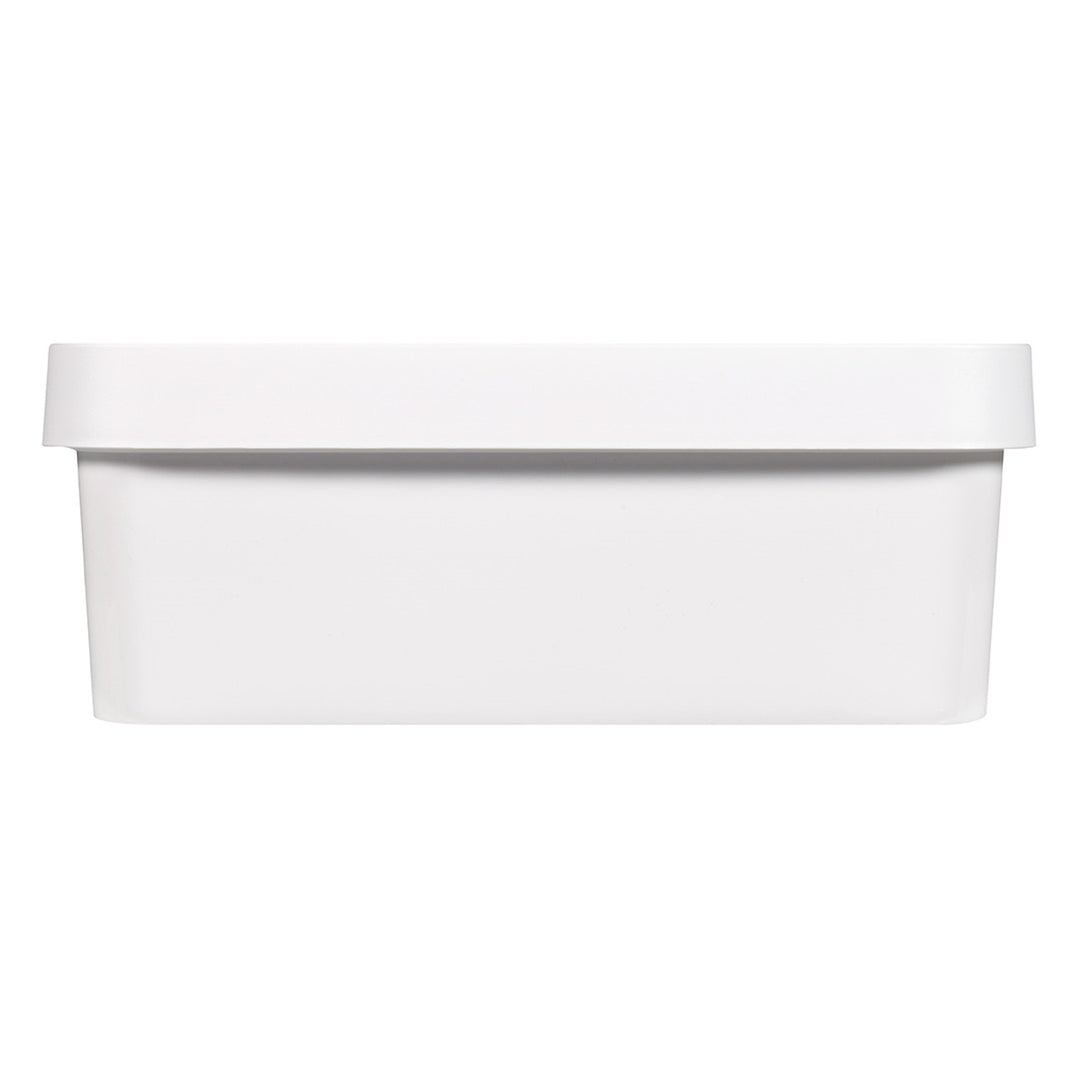 Recipiente con tapa Curver Infinity de 11 litros, color blanco, 2 unidades