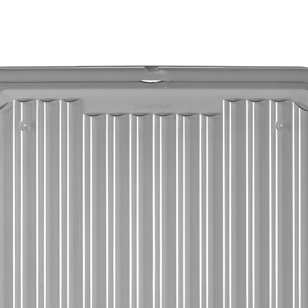 Contenedor Moxom SolidStore, capacidad de 80 l, gris, tapa con cierres a presión, con ruedas, sin BPA, 04-0217, 3 unidades