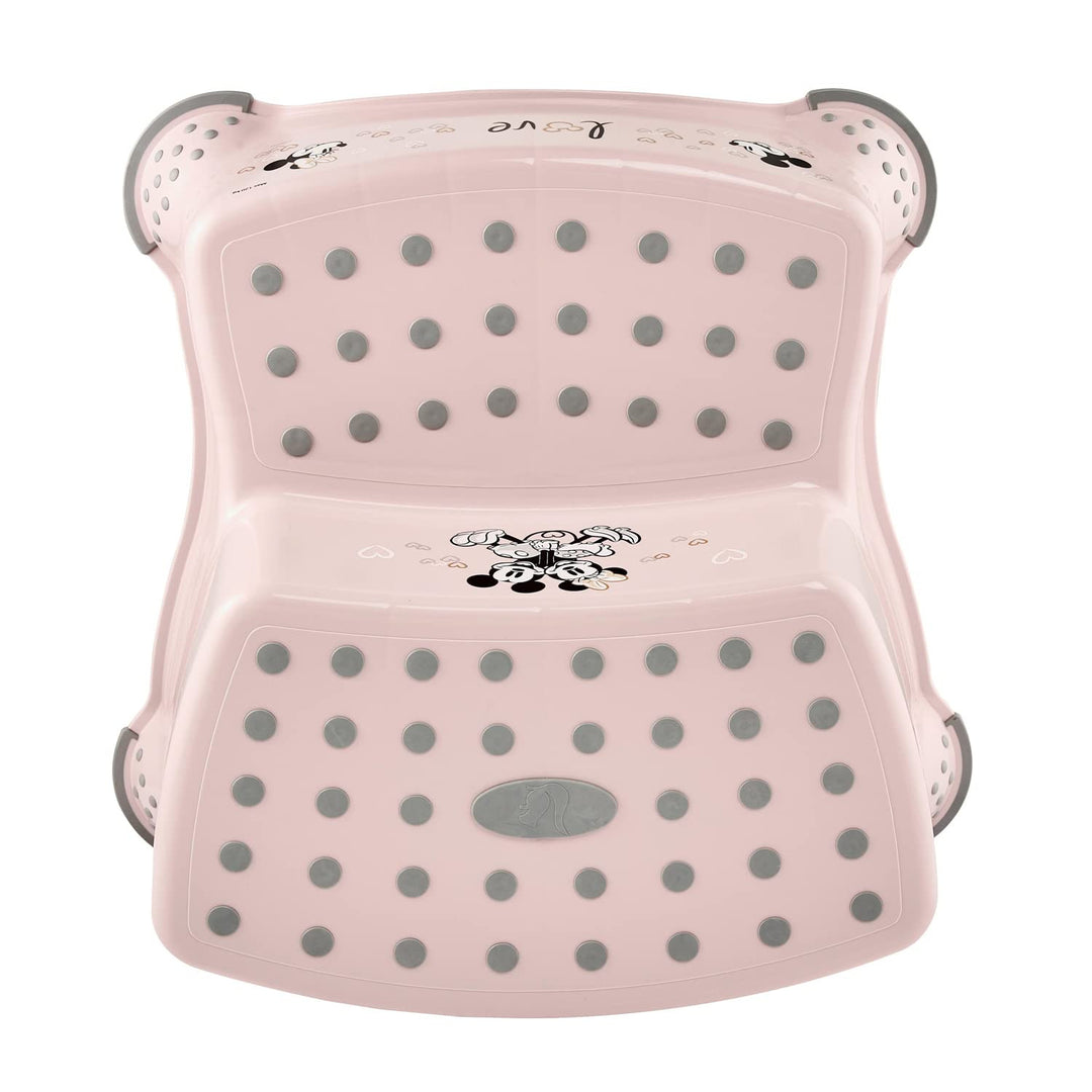 Estribo infantil + estribo infantil de dos peldaños Keeeper, con función antideslizante, serie «Minnie Mouse»
