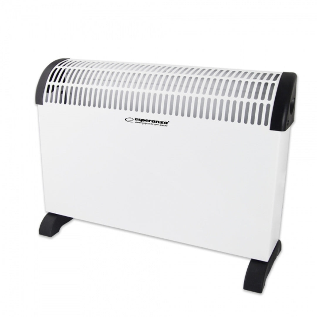 Convector eléctrico con termostato, 2000 W, blanco, Esperanza