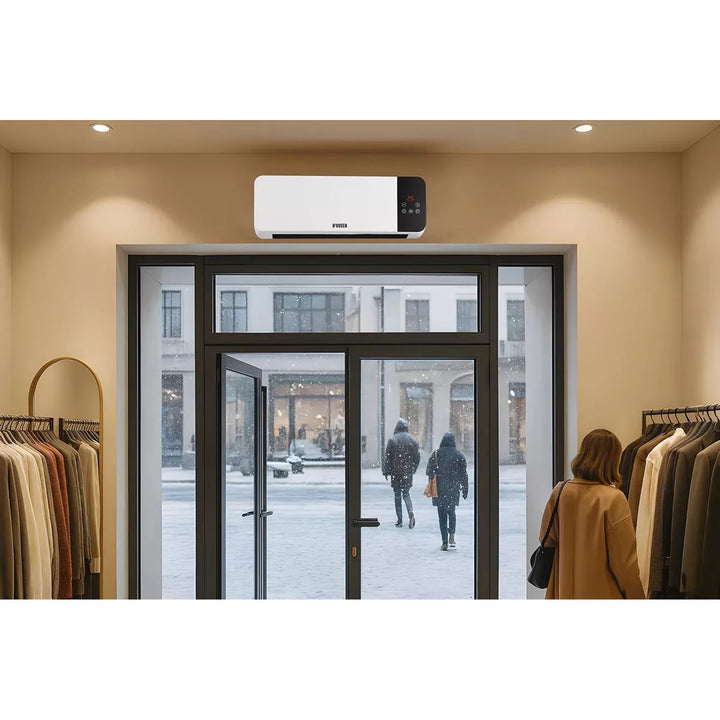Cortina de aire y calefacción, termoventilador, 2000 W, Noveen