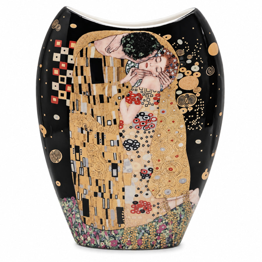 Jarrón de porcelana «El beso» de Gustav Klimt, Queen Isabell
