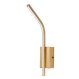 Aplique de interior Tilmann, dorado, LED 10 W, 550 lm, 4000 K, H 36 cm, IP44, control táctil, 75089