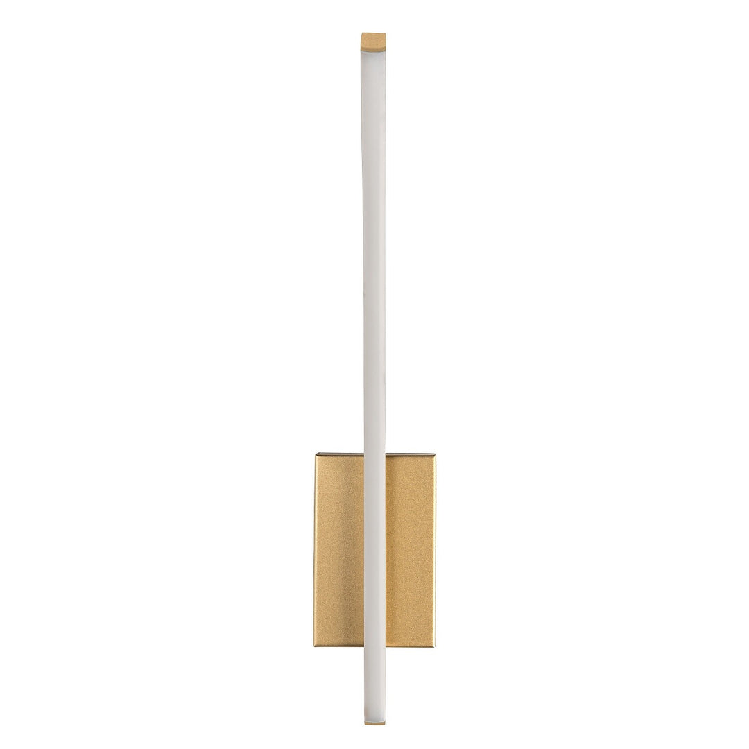 Aplique de interior Tilmann, dorado, LED 10 W, 550 lm, 4000 K, H 36 cm, IP44, control táctil, 75089