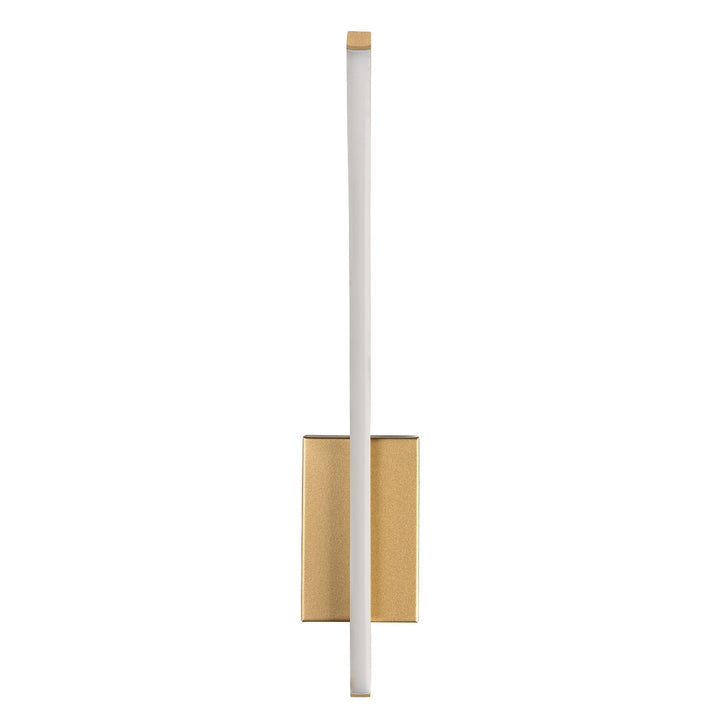 Aplique de interior Tilmann, dorado, LED 10 W, 550 lm, 4000 K, H 36 cm, IP44, control táctil, 75089