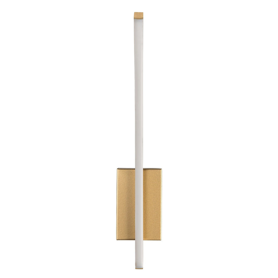 Aplique de interior Tilmann, dorado, LED 10 W, 550 lm, 4000 K, H 36 cm, IP44, control táctil, 75089