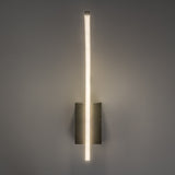 Aplique de interior Tilmann, color gris plomo, LED 10 W, 550 lm, 4000 K, H 36 cm, IP44, control táctil, 75 000
