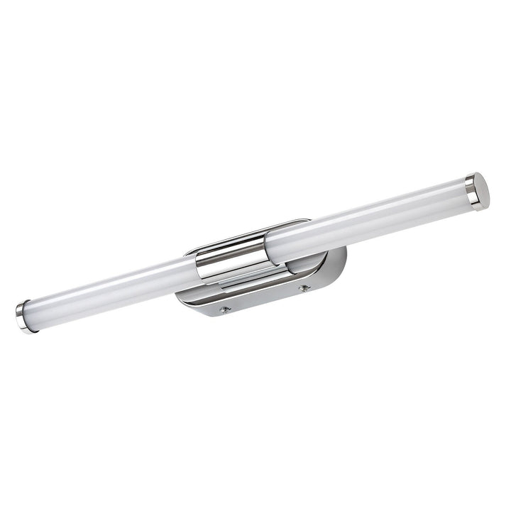 Aplique de interior Tenebra, LED 6 W, 730 lm, 4000 K, L 40 cm, IP44, cromado, 75094