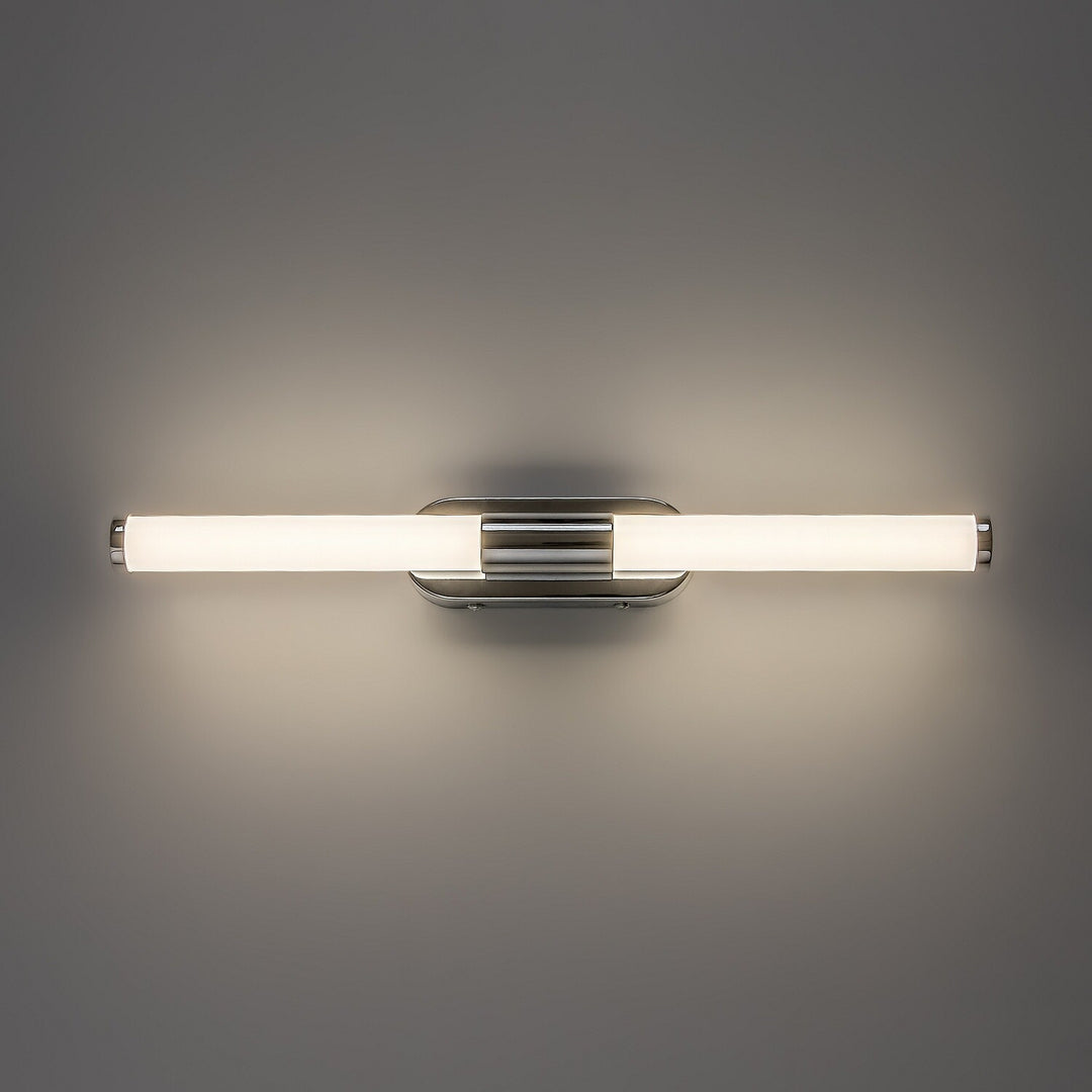 Aplique de interior Tenebra, LED 6 W, 730 lm, 4000 K, L 40 cm, IP44, cromado, 75094