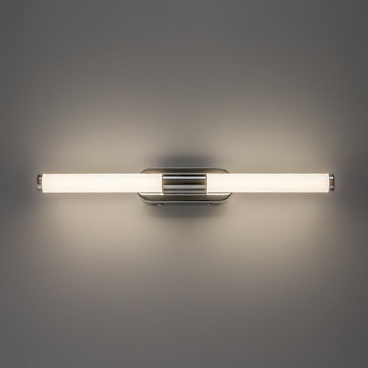 Aplique de interior Tenebra, LED 6 W, 730 lm, 4000 K, L 40 cm, IP44, cromado, 75094